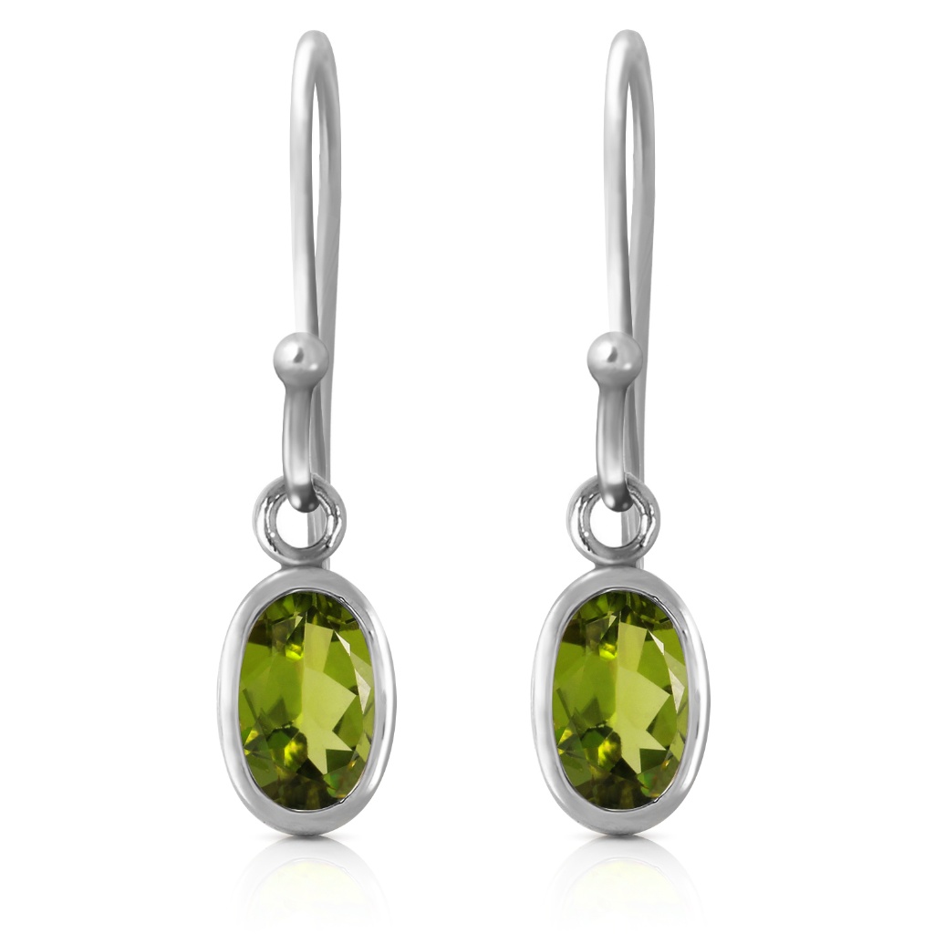 Gold Fish Hook Earrings With Peridots 249$